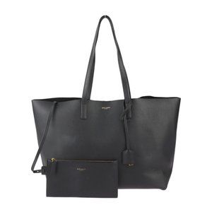 YVES SAINT LAURENT Black Leather Shoulder Bag